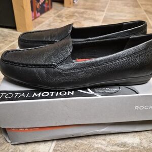 Rockport Black Leather Women's Loafers